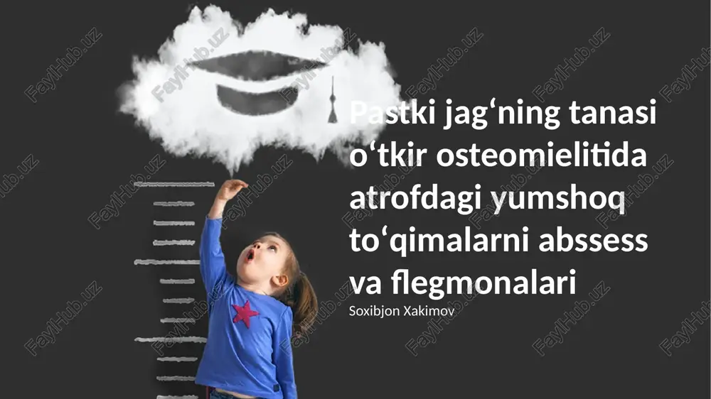 oʻtkir osteomiyelit — PPTX