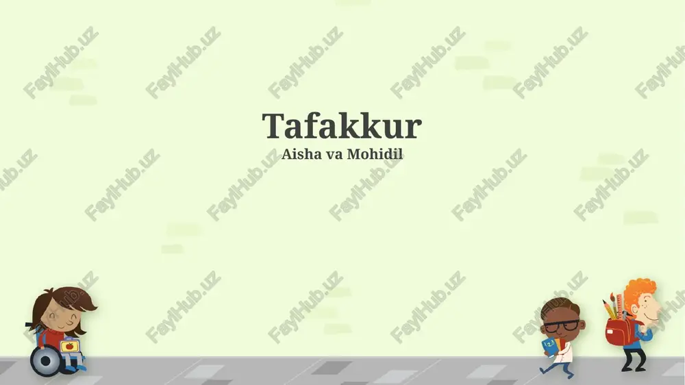 refleksiya: ta'rif va mohiyat — PPTX