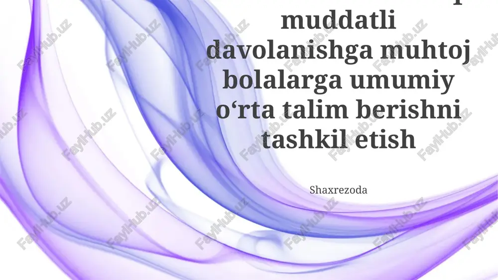dastur monitoringi va baholash — PPTX