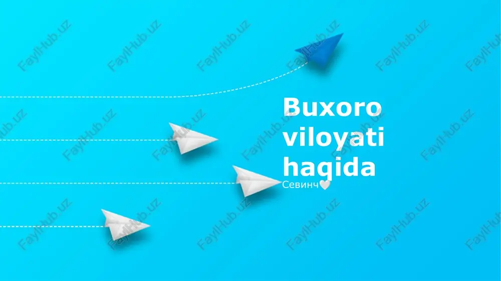 iqtisodiy umumiy ma'lumot — PPTX