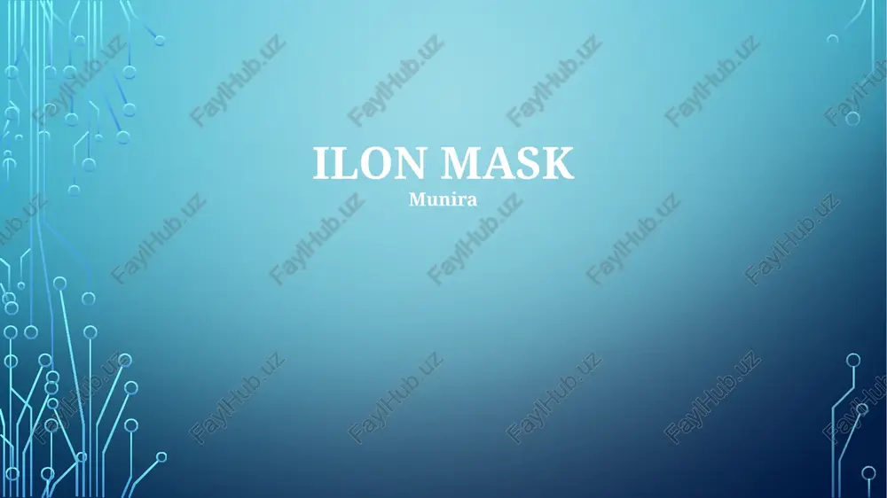elon mask — PPTX