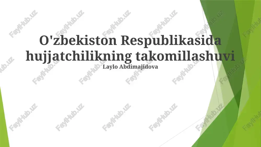 taklif etilayotgan yechimlar va strategiyalar — PPTX