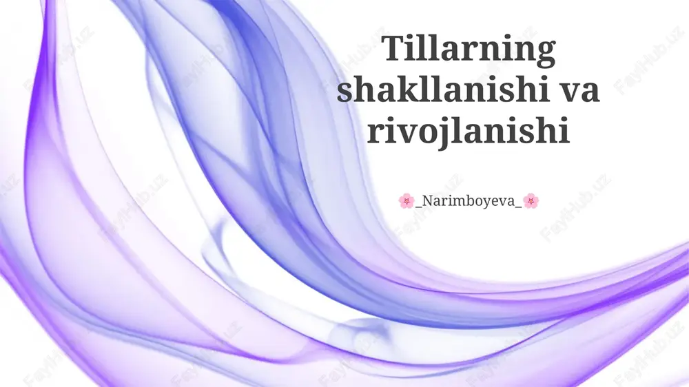 ko'nikma o'zlashtirish nazariyalari — PPTX