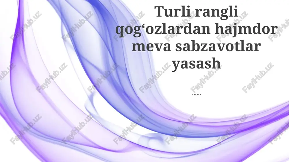 qurilish texnologiyalari — PPTX