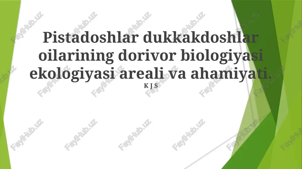 anacardiaceae — PPTX