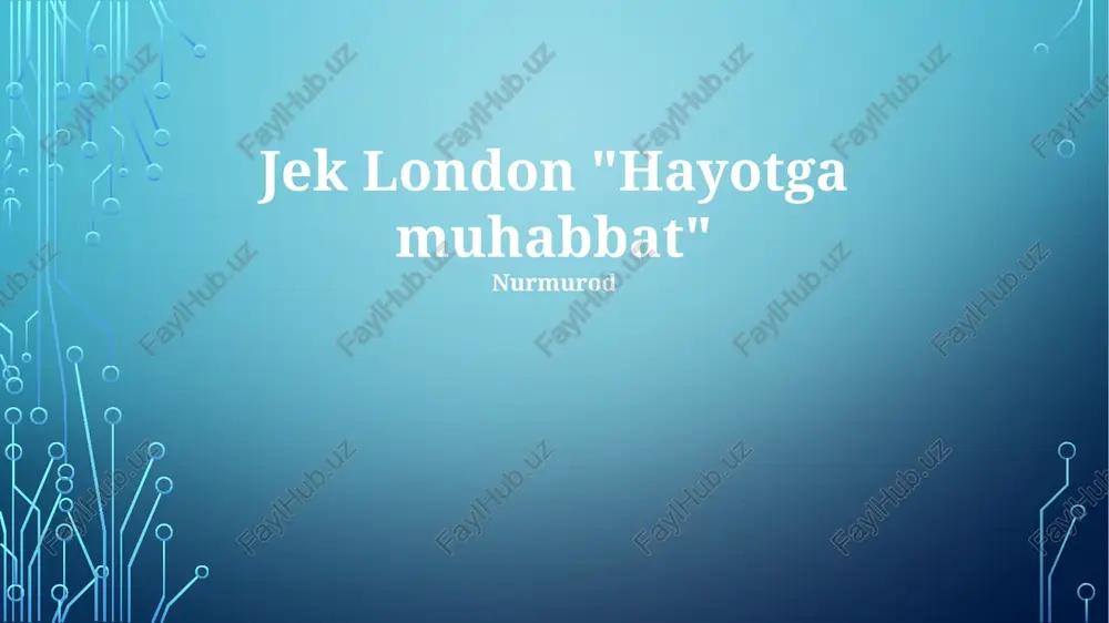 hayotga muhabbat — PPTX