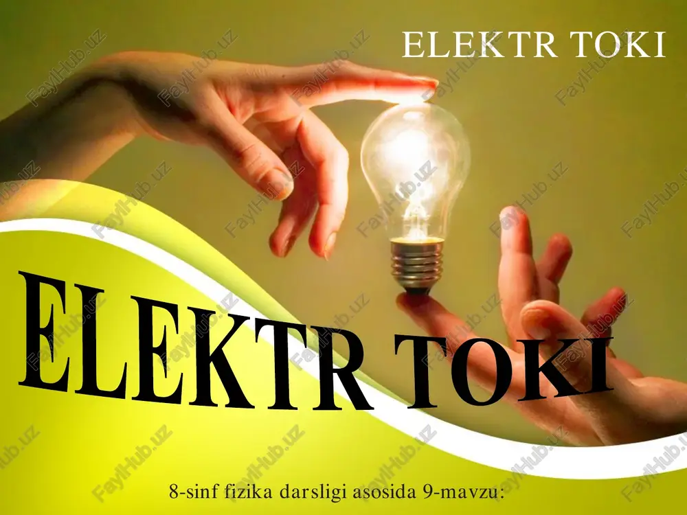 elektr toki — PDF