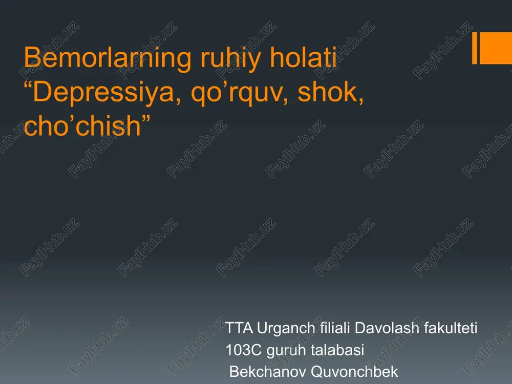 depressiya — PPTX