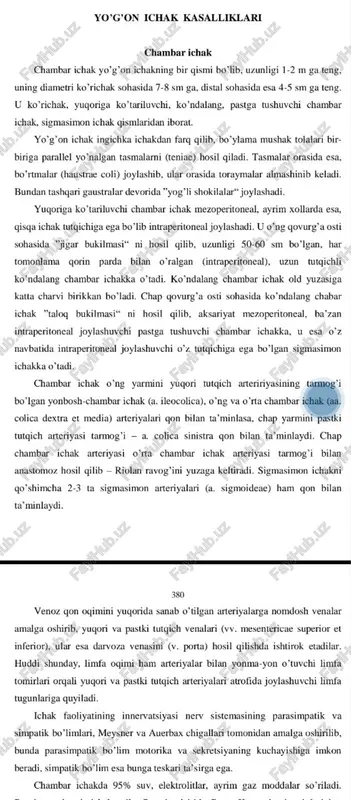 chambar ichak kasalliklari — PDF
