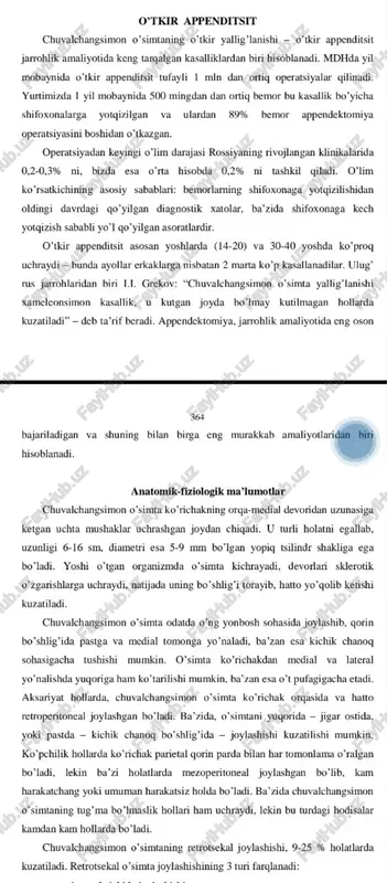 o’tkir appenditsit — PDF