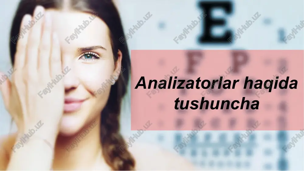 analizatorlar haqida tushuncha — PPTX