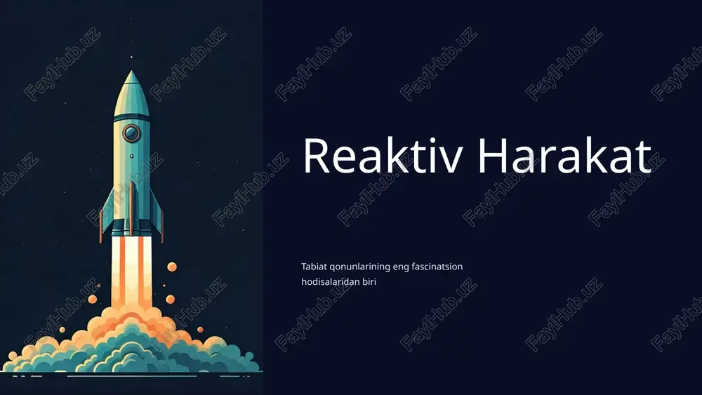 reaktiv harakat — PPTX