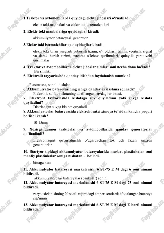 elektr jihozlar — DOCX