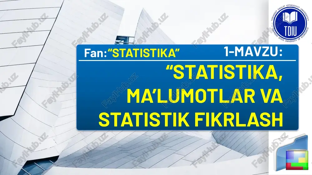 statistics — PPTX