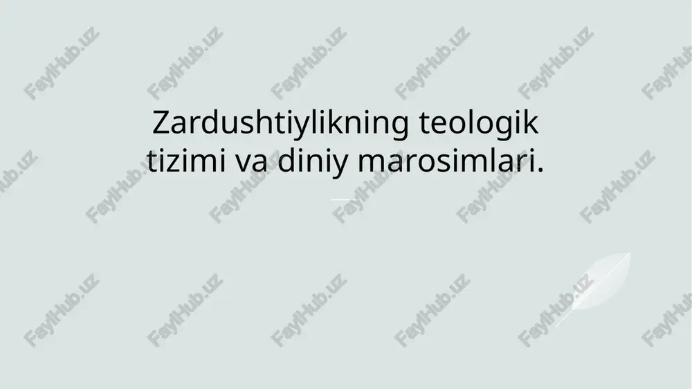 zardushtiylik — PPTX
