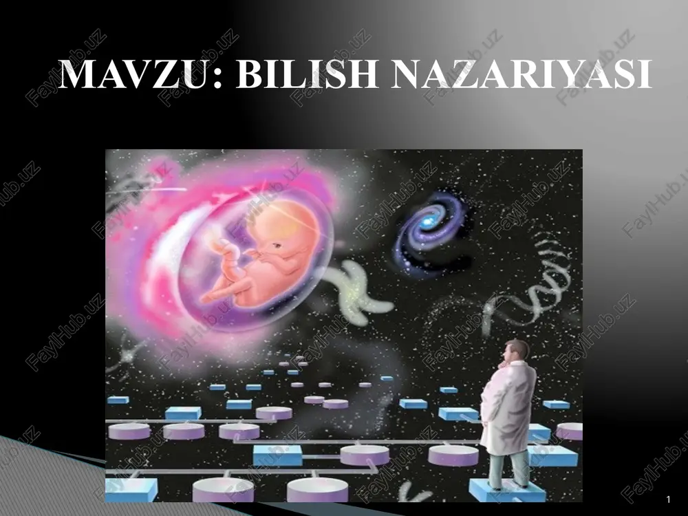 bilish nazariyasi — PPTX