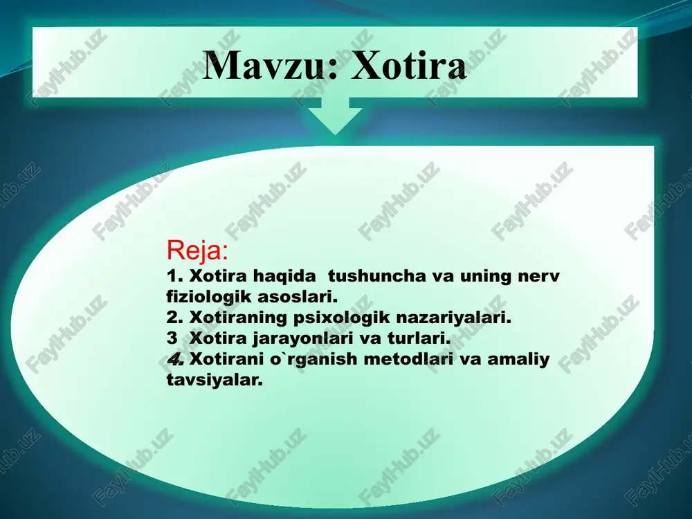 xotira — PPTX