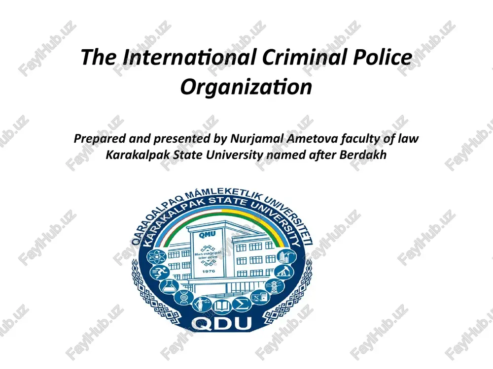 interpol — PPTX