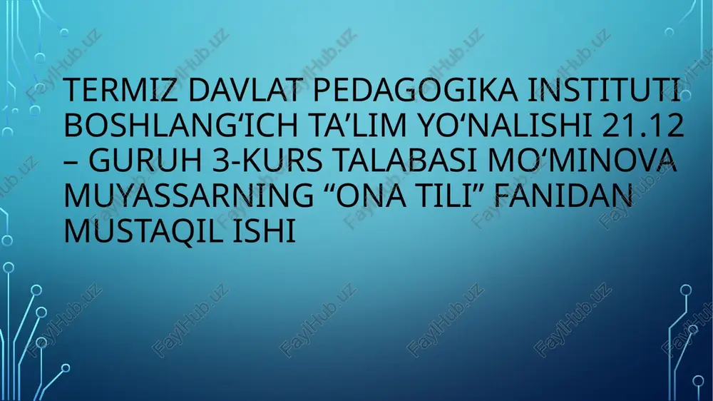 murakkab qo‘shma gaplar — PPTX
