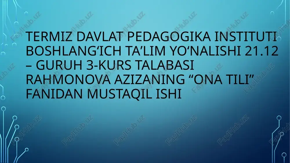murakkab qo'shma gaplar — PPTX