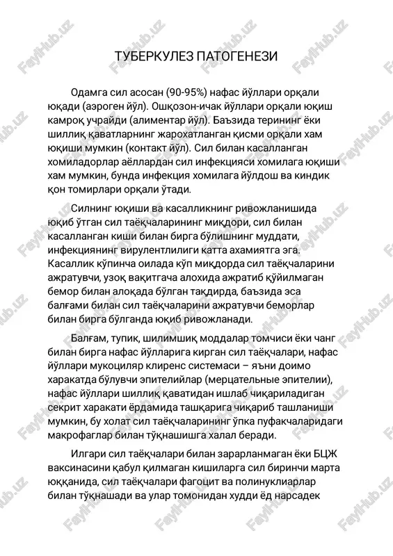 tuberkulez patogenezi — PDF