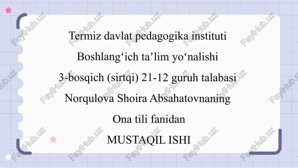 uslubiyat turlari — PPTX