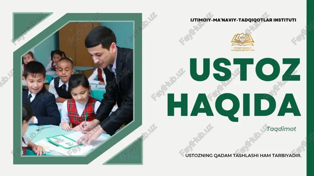 ijtimoiy-ma’naviy-tadqiqotlar instituti — PPTX