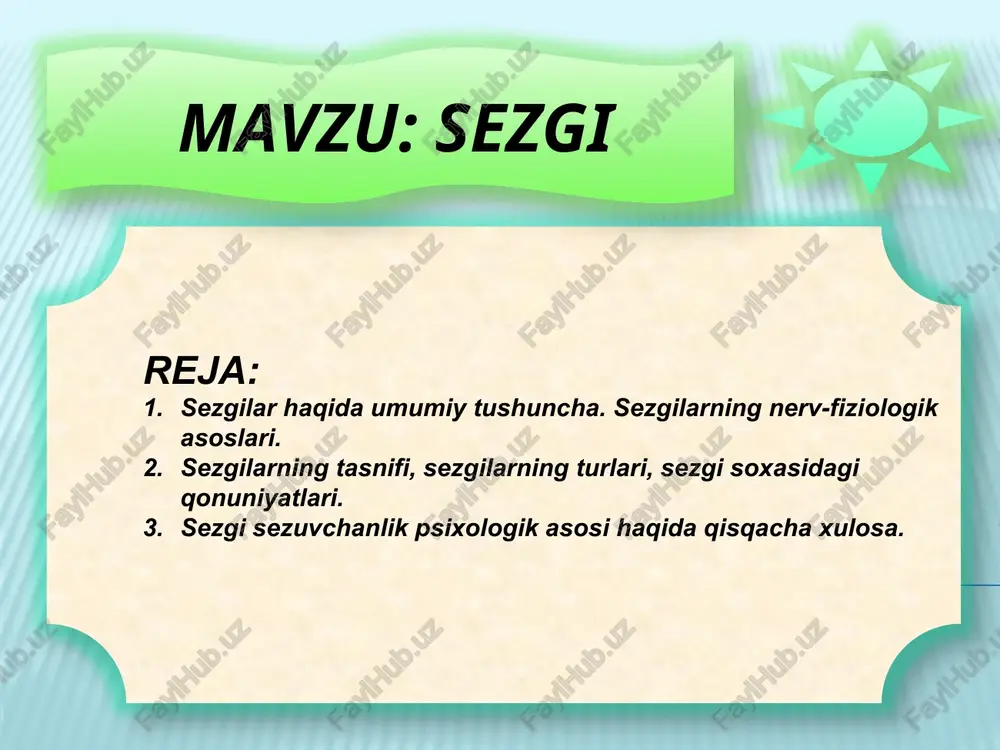 sezgi — PPTX