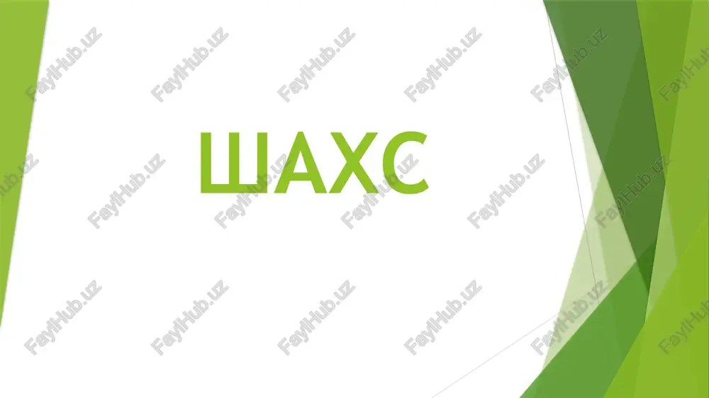 shaxs — PPTX