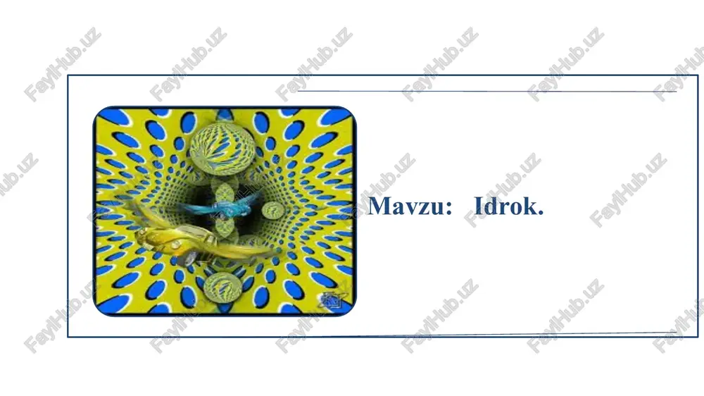 idroqning umumiy tavsifnomasi — PPTX