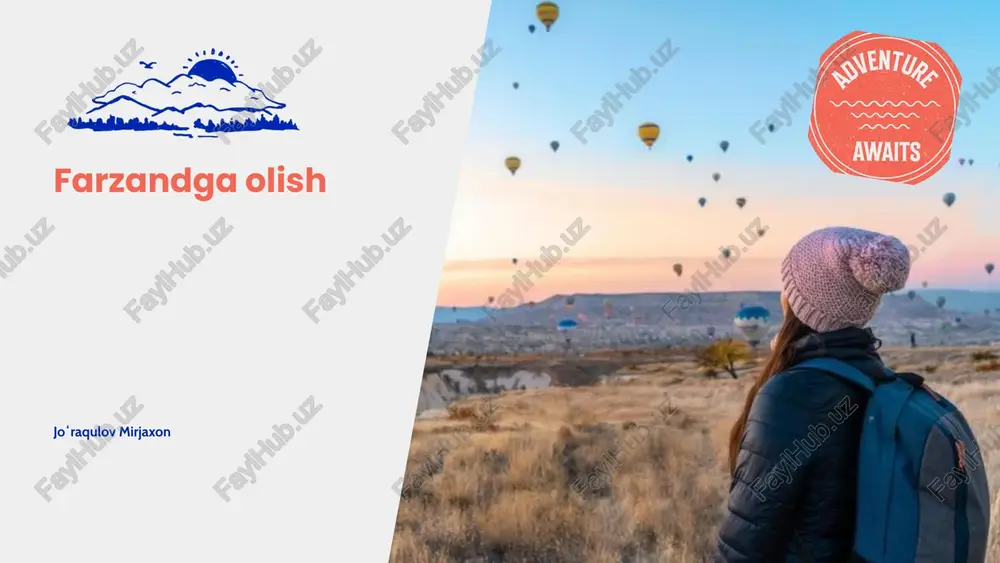 farzandga olish — PPTX