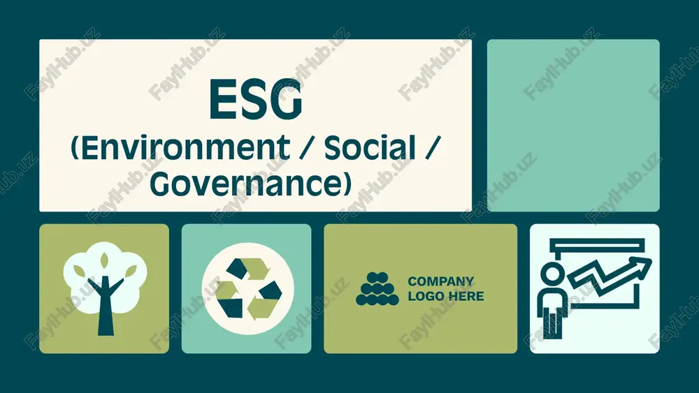esg (environment / social / governance) — PPTX