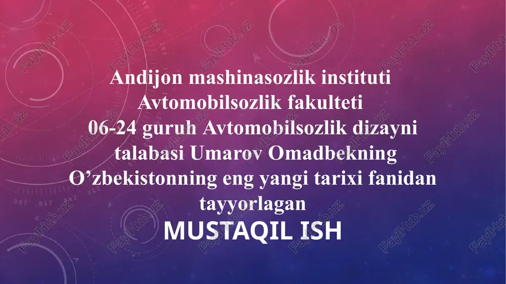 o’zbekiston respublikasida ta’lim sohasida amalga oshirilgan islohotlar — PPTX