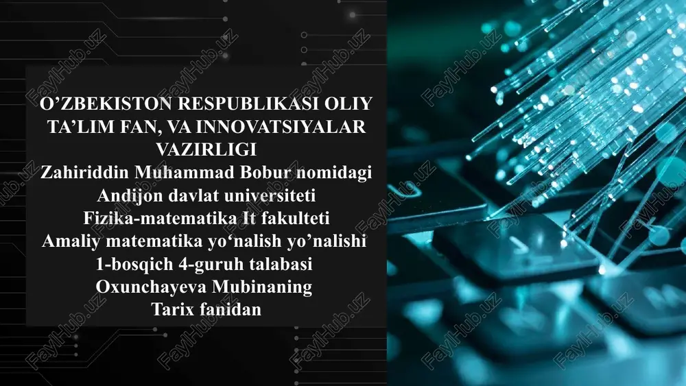 lan tarmoqlarining asosiy xususiyatlari — PPTX