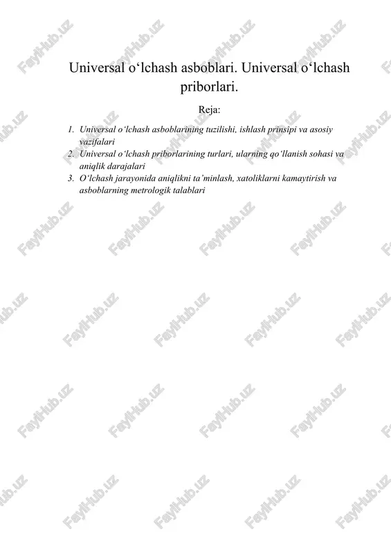 universal o‘lchash asboblari — DOCX