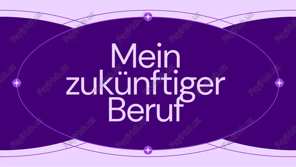 mein zukünftiger beruf — PDF