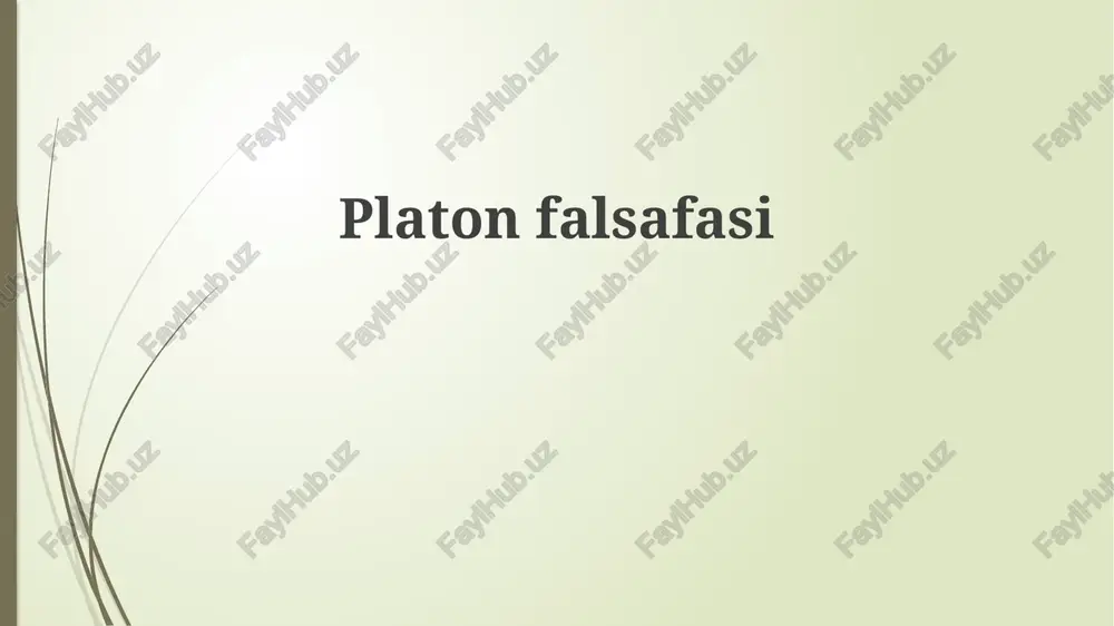 platonfalsafasi — PPTX