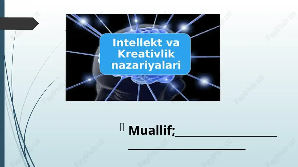 intellekt va kreativlik — PPTX