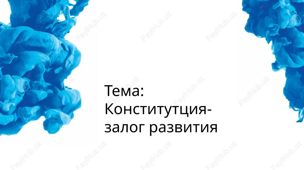 konstituttsiya-zalog razvitiya — PPTX