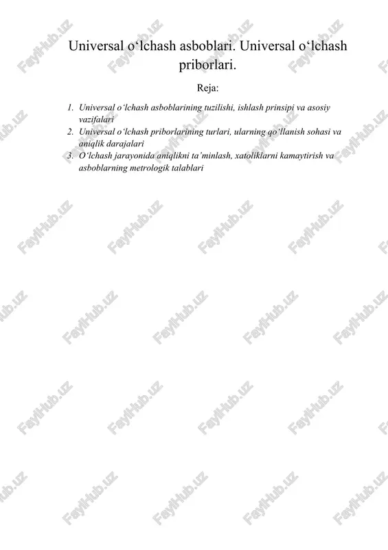 universal o‘lchash asboblari — DOCX