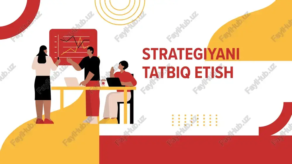 strategiyani tatbiq etish — PPTX