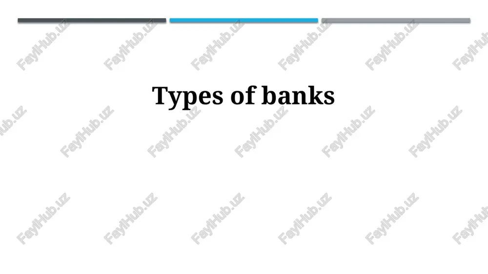types of banks — PPTX