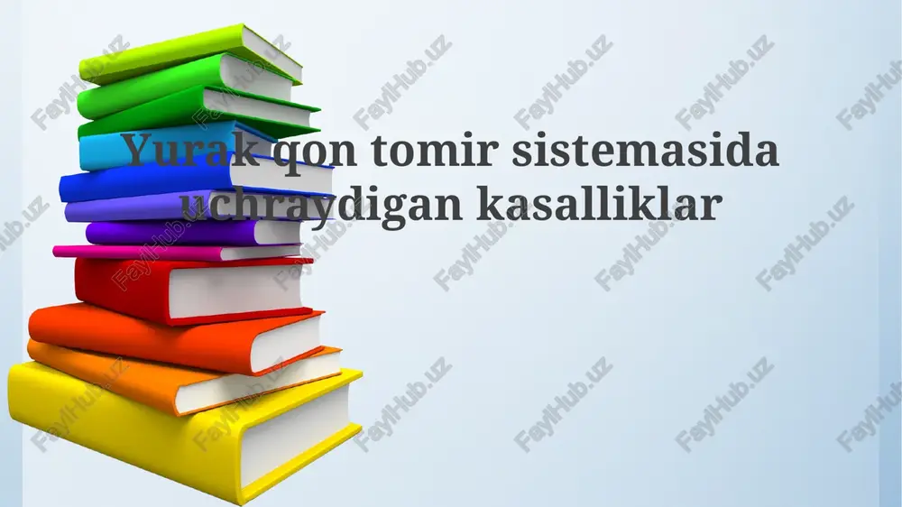 yurak-qon tomir kasalliklari — PPTX