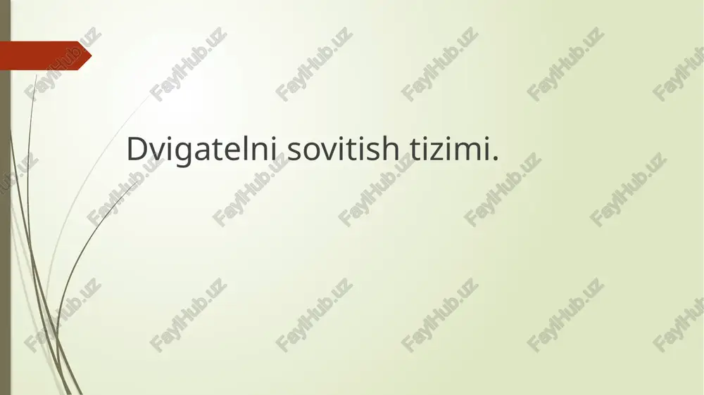 sovitish tarmog’i — PPTX
