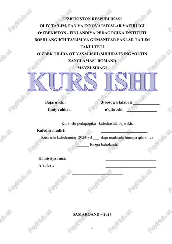 o’zbek tilida ot yasalishi — DOC