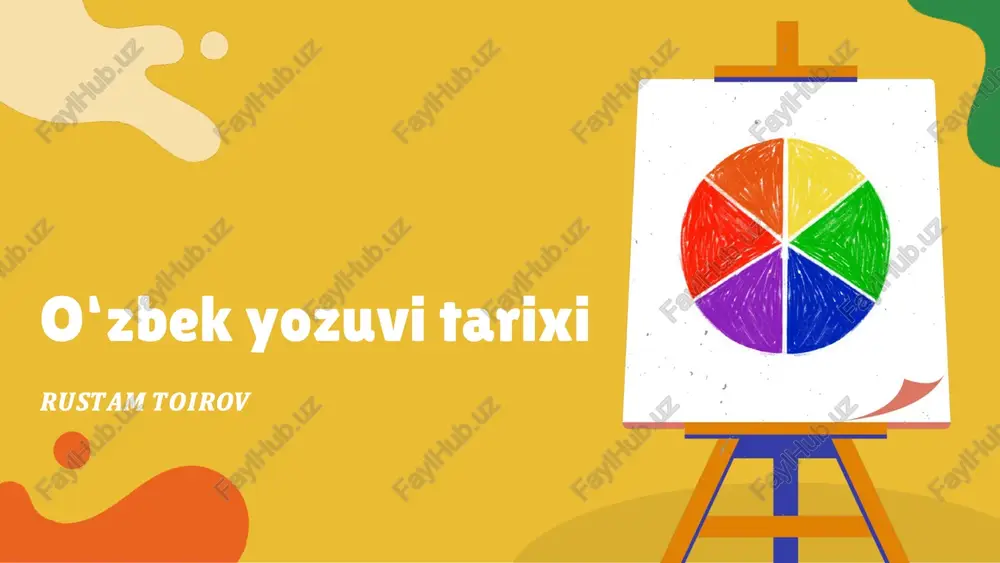 o‘zbek yozuvi tarixi — PDF