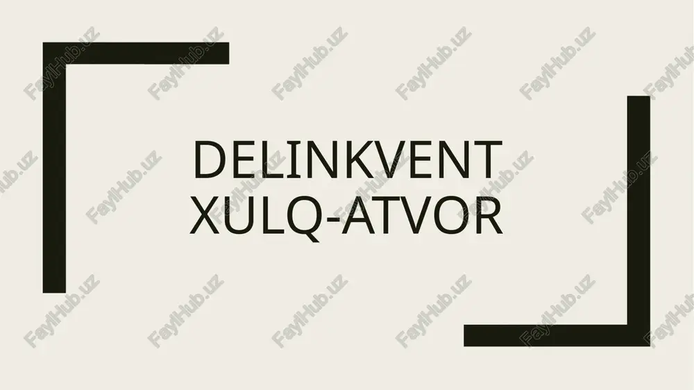 delinkventxulq-atvor — PPTX