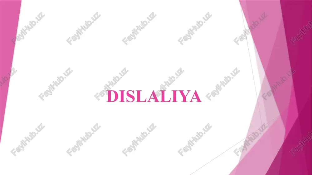 dislaliya — PPTX