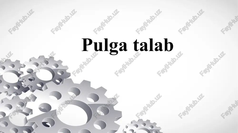 pulga talab — PPTX