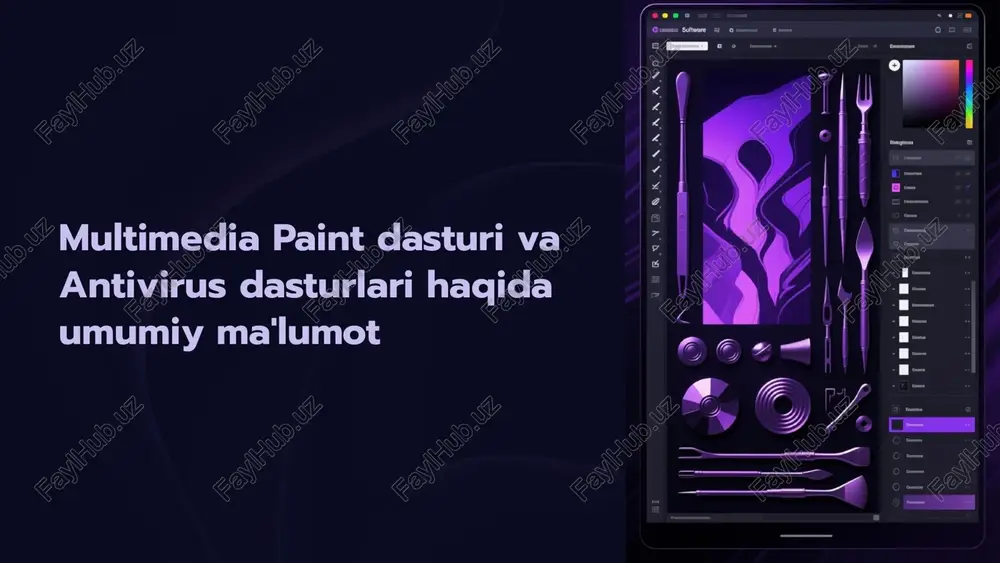 multimedia paint va antivirus dasturlari — PPTX
